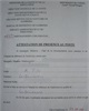 01 - Attestation de présence au poste
